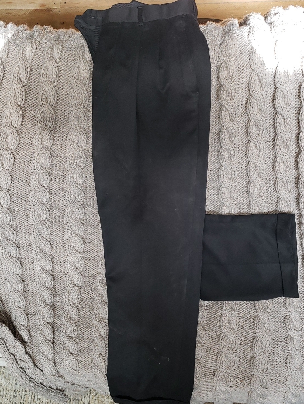 George Black Men's Dress Pants - Flat Front